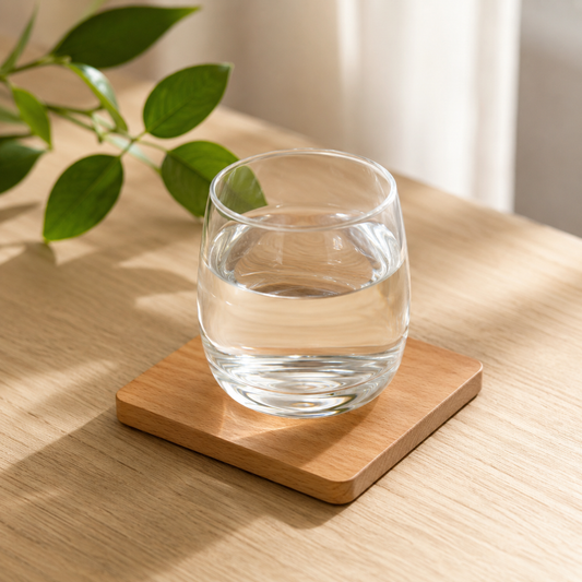 3.5 Inch Square Beech Wood Coaster - Case of 50