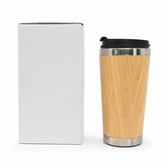 15 Oz Bamboo Travel Mug - Case of 25