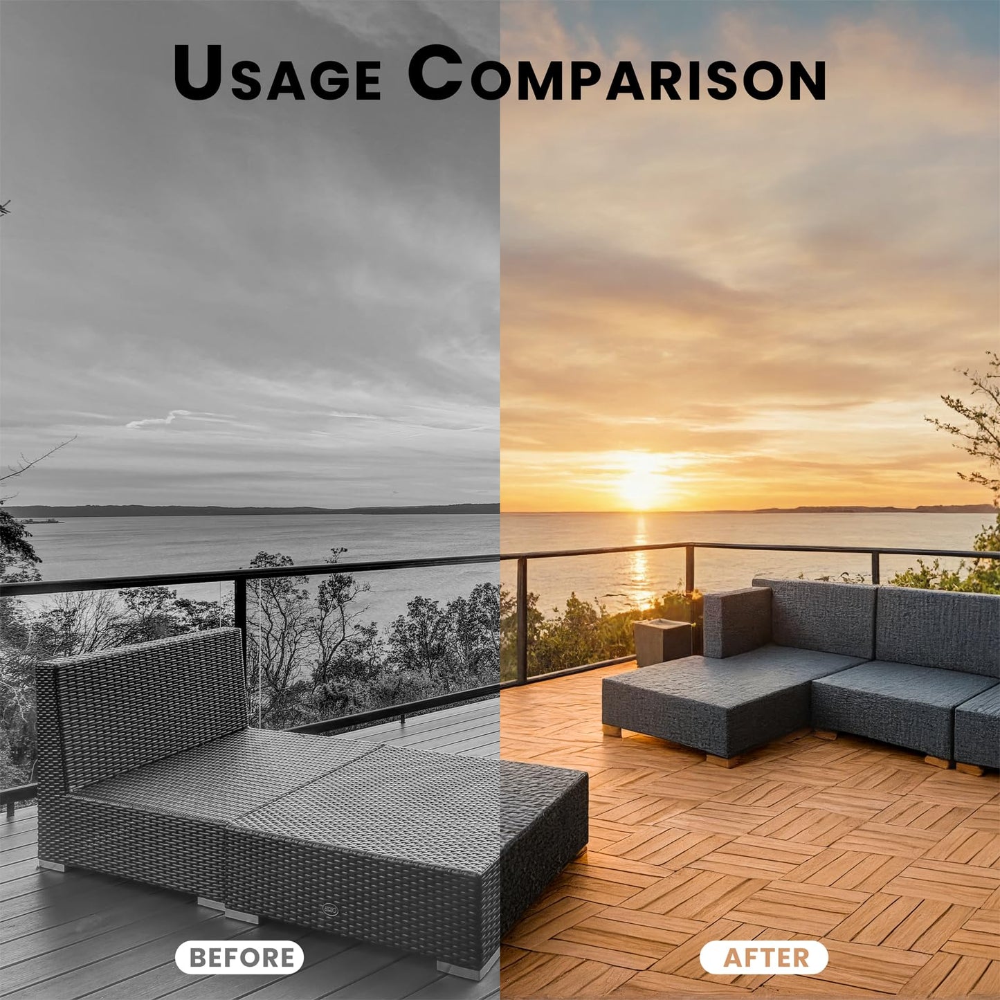 Deck Tiles- 4Slat