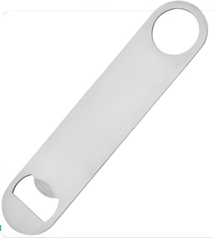 rubber and stainless steel opener - 3 color