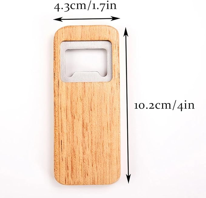 wood beer opener - pack of 50