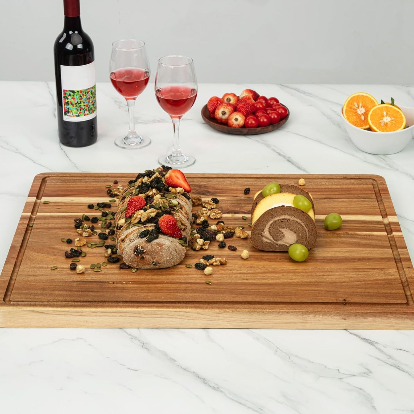 Acacia Wood Cutting Board - Pack of 10