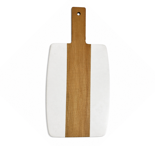 Acaia Wood and Marble Charcuterie Board - Case of 10
