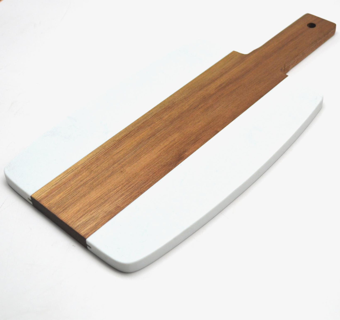 Marble Acacia Wood Splicing Cutting board14.96×7.09×0.51''