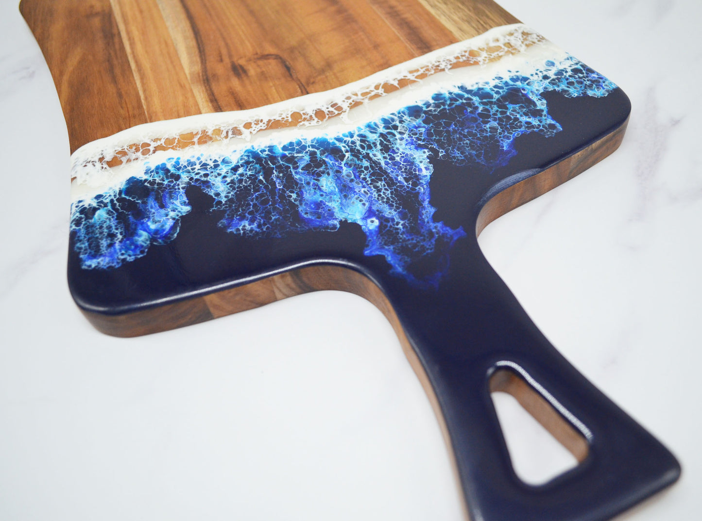 Acacia Tree Resin Square Cutting Board14×8.7×0.5''