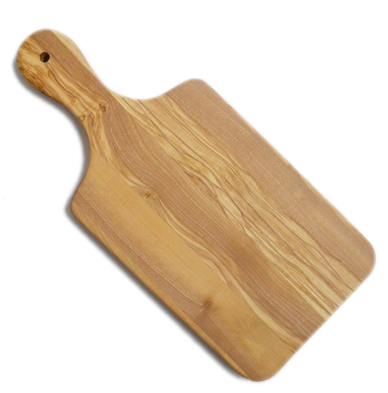 olive wood cutting board with handle - pack of 20