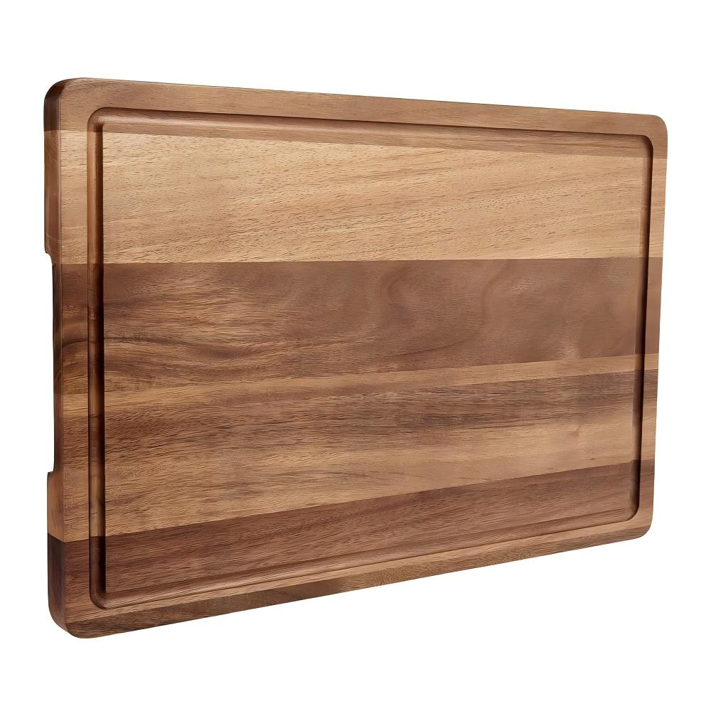 Acacia Wood Cutting Board (Thickened)15.9×12×0.9"