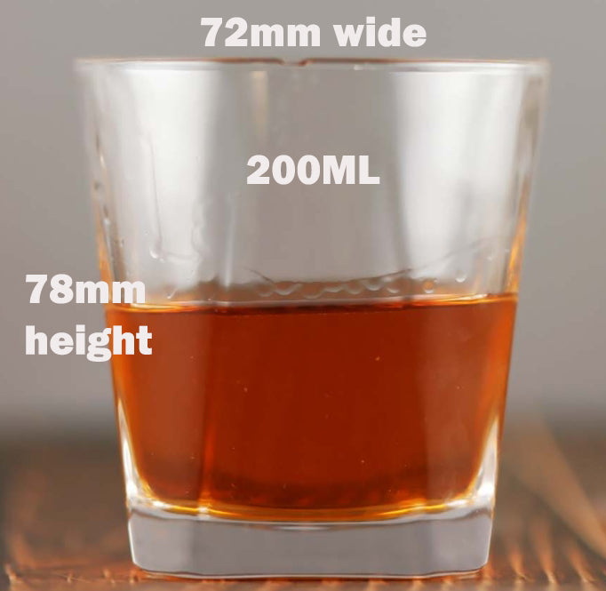 2 Glasses Whiskey Set - Pack of 12