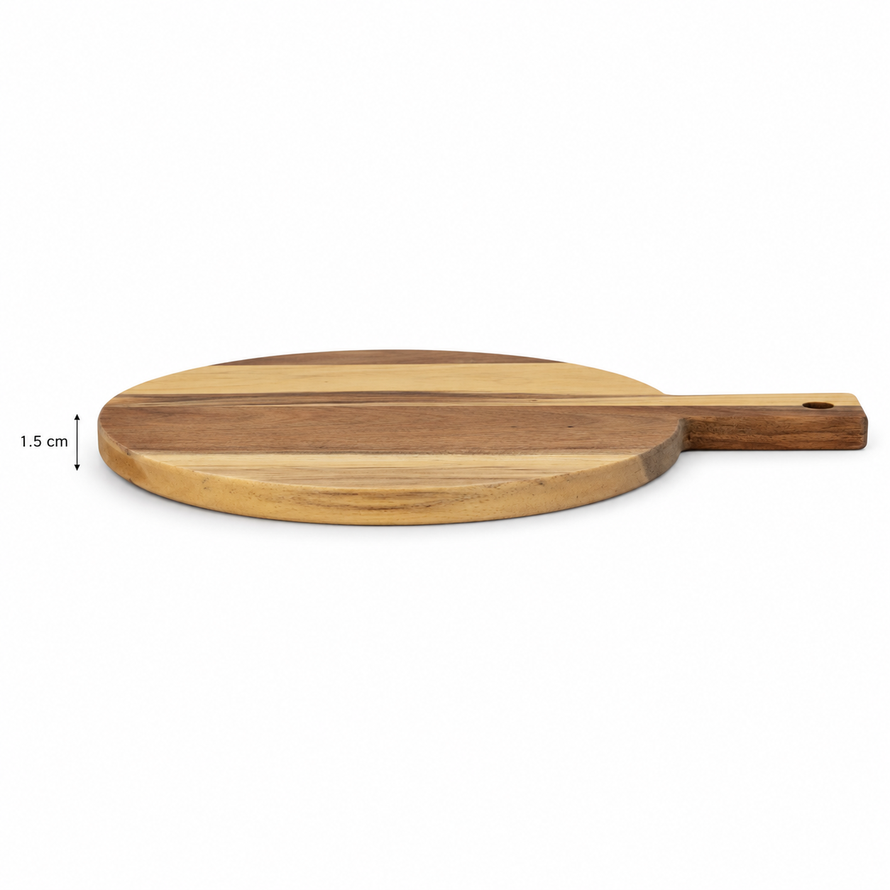 Acaia Wood Round Paddle Charcuterie Board - Case of 12