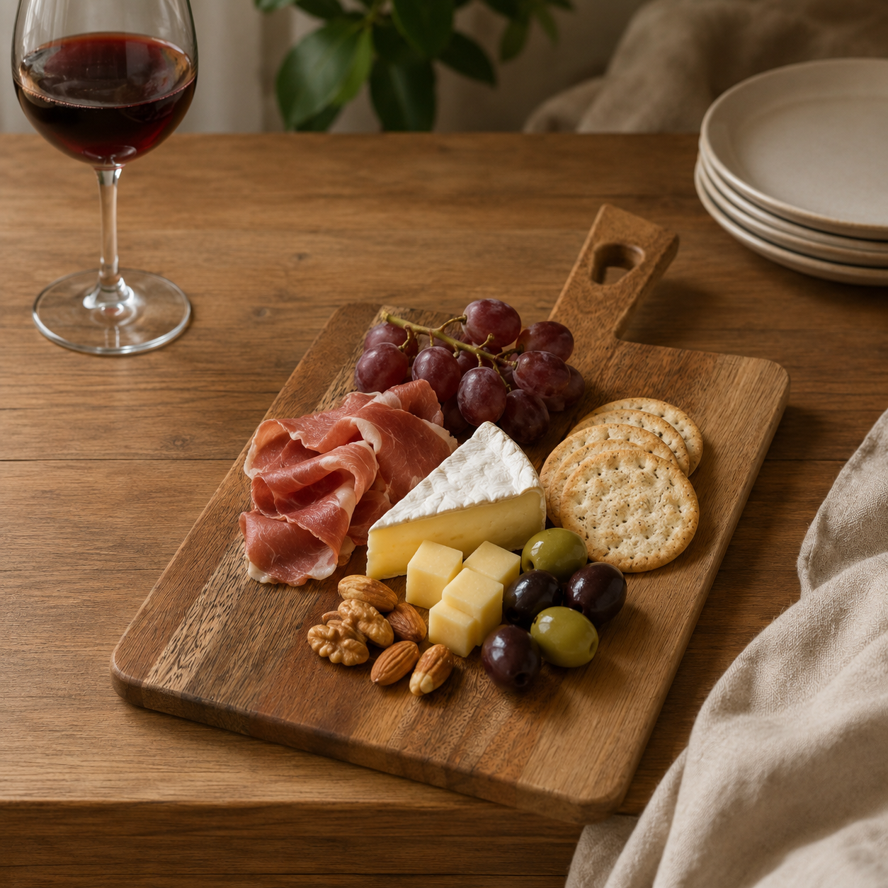 Medium Acacia Wood Paddle Charcuterie Board - Case of 12