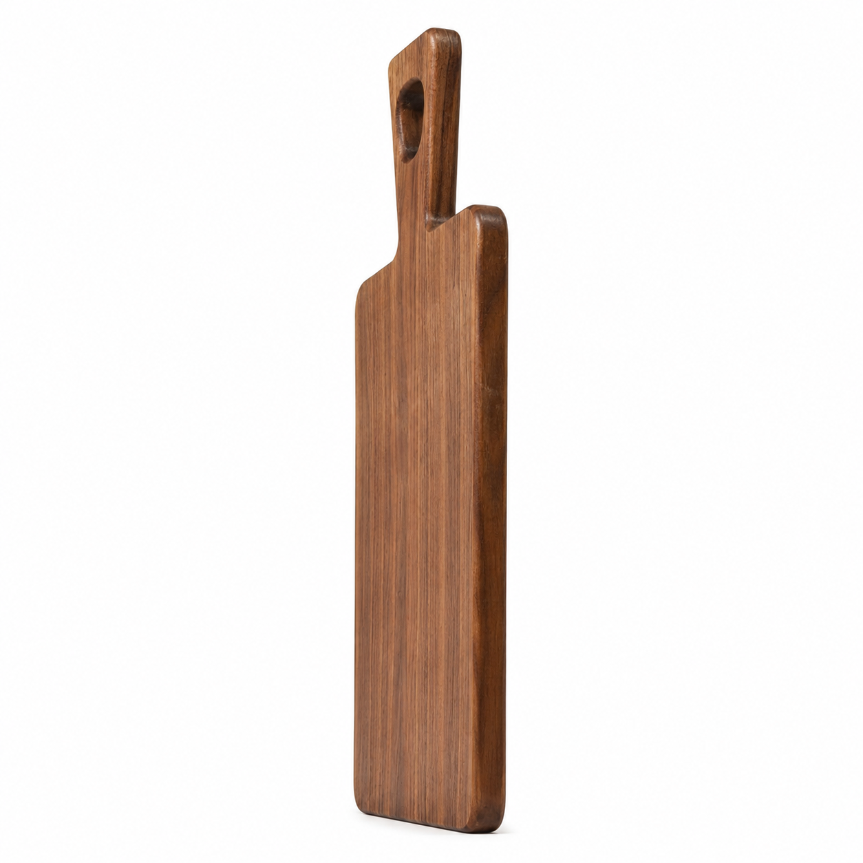 Medium Black Walnut Wood Paddle Charcuterie Board - Case of 12