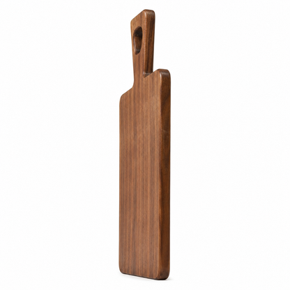 Medium Black Walnut Wood Paddle Charcuterie Board - Case of 12