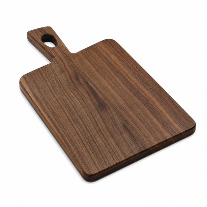 Medium Black Walnut Wood Paddle Charcuterie Board - Case of 12