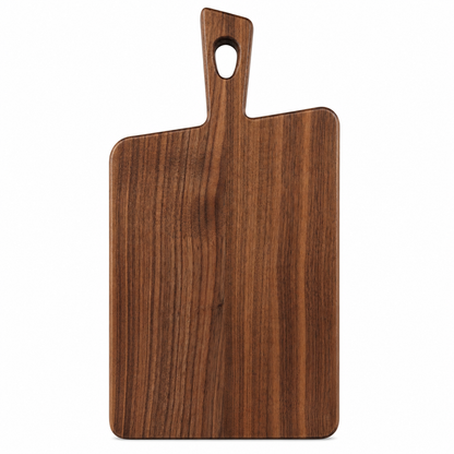 Medium Black Walnut Wood Paddle Charcuterie Board - Case of 12