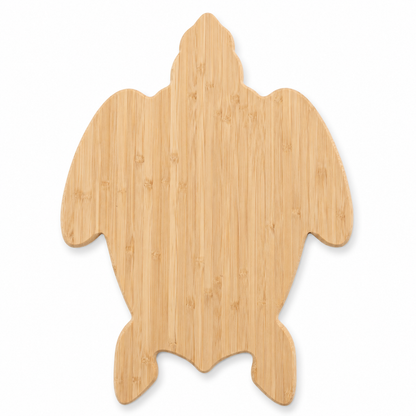 Turtle Shaped Bamboo Charcuterie Board - Case of 10