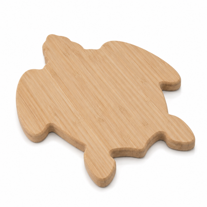 Turtle Shaped Bamboo Charcuterie Board - Case of 10