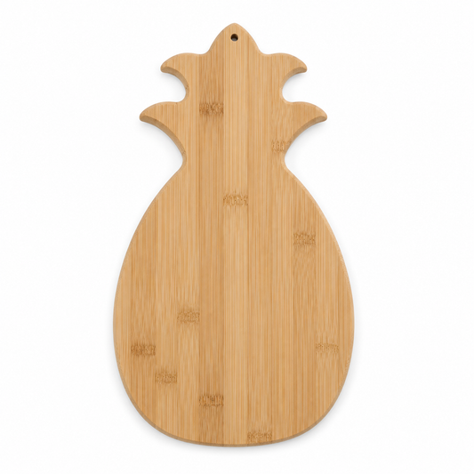 Pineapple Shaped Bamboo Charcuterie Board - Case of 10