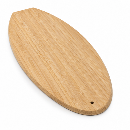 Surfboard Shaped Bamboo Charcuterie Board - Case of 10