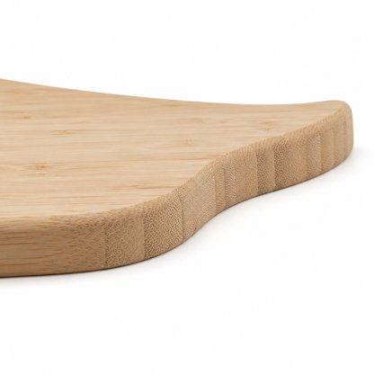 Whale Tail Shaped Bamboo Charcuterie Board - Case of 10