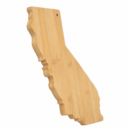 Texas Map Shape Bamboo Charcuterie Board - Pack of 12