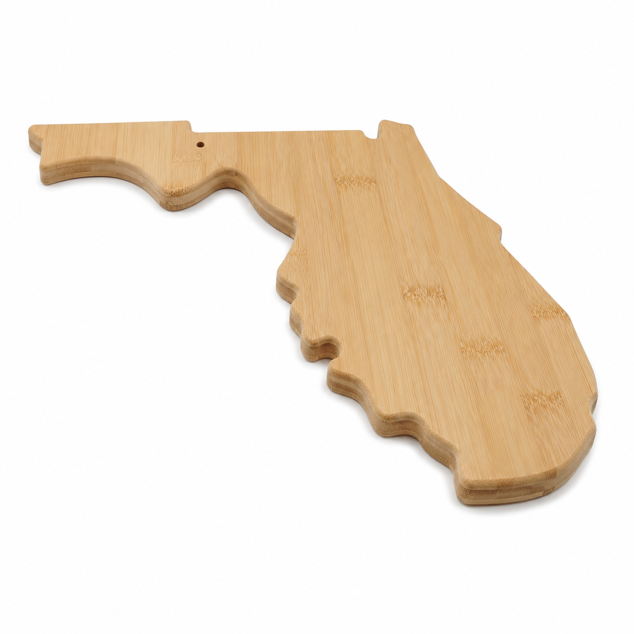 Florida Map Shape Bamboo Charcuterie Board - Case of 12