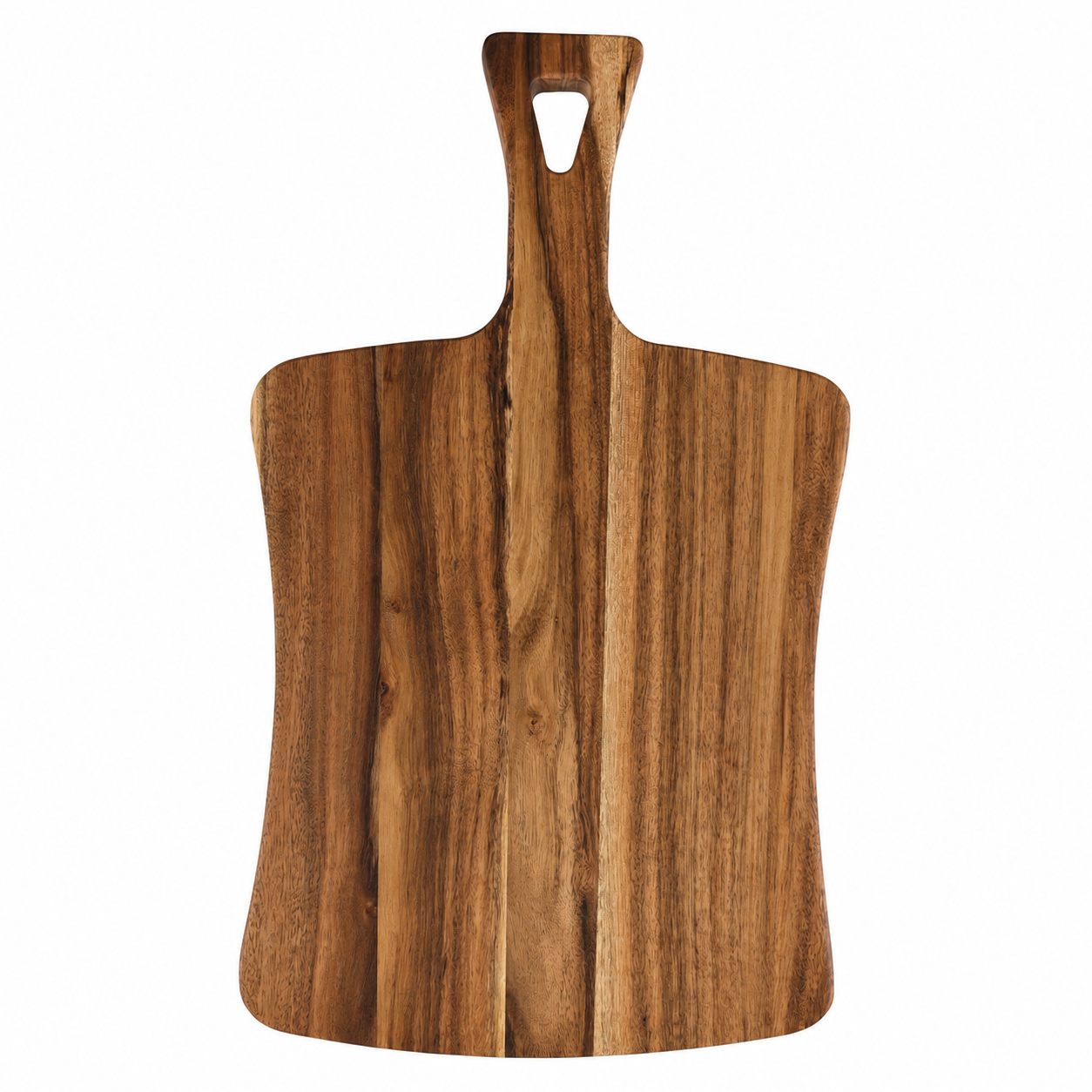 Acacia Wood Paddle Charcuterie Board with Ocean Wave Epoxy Resin - Case of 12