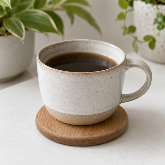 3.5 Inch Round Beech Wood Coaster - Case of 50