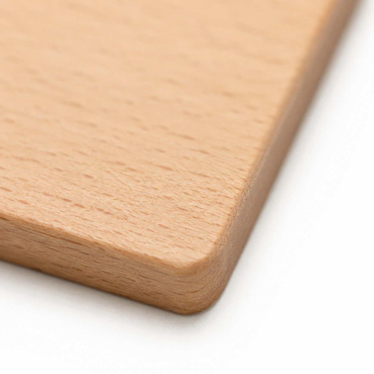 4 Inch Square Beech Wood Coaster - Case of 50