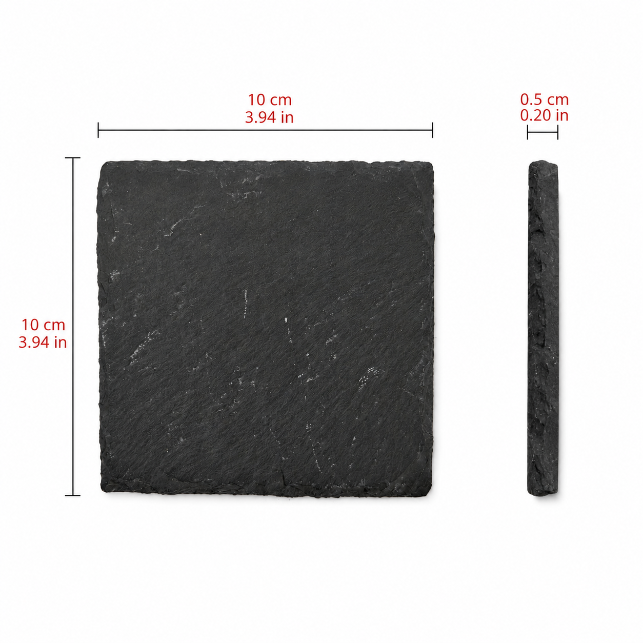 Square Slate Coaster - Case of 50