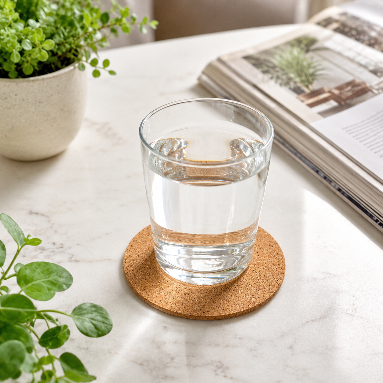 5mm Round Cork Coaster - Case of 50