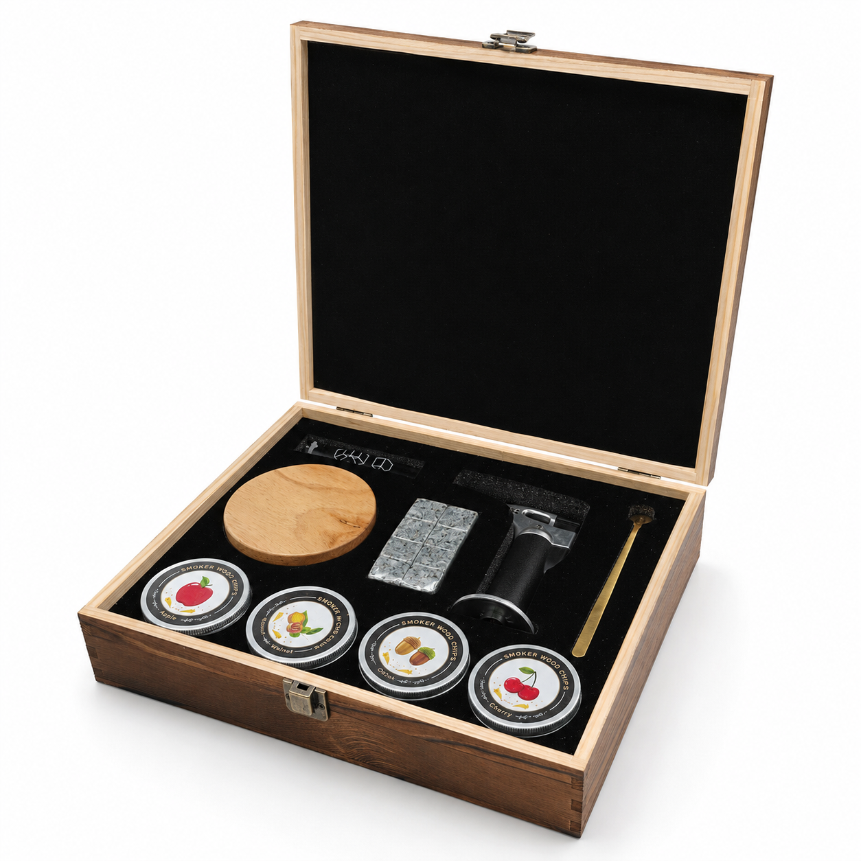 Whisky Smoker Kit with Wooden Box - Case of 12