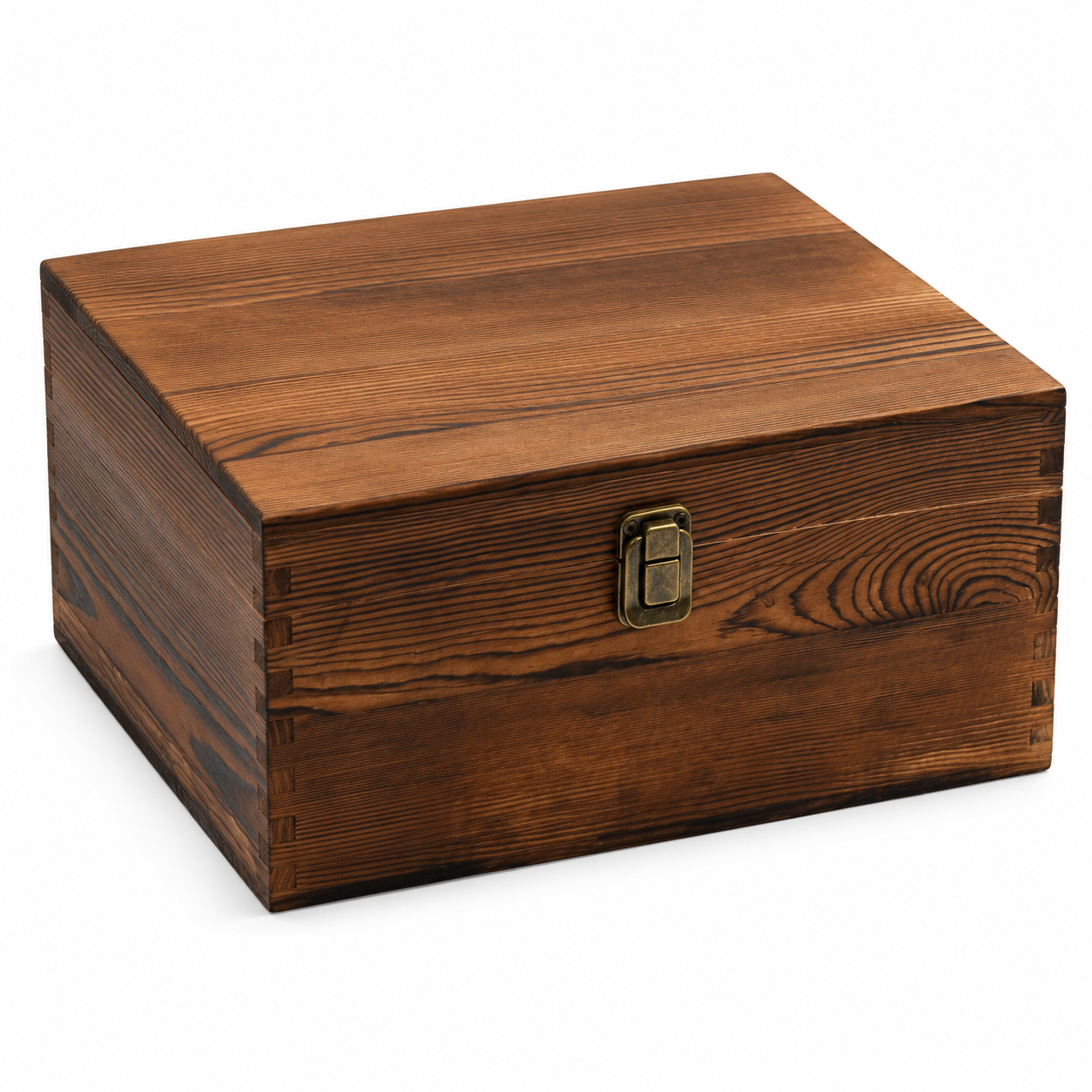 2 Glasses Square Whickey Decanter Set with Wooden Gift Box - Case of 6