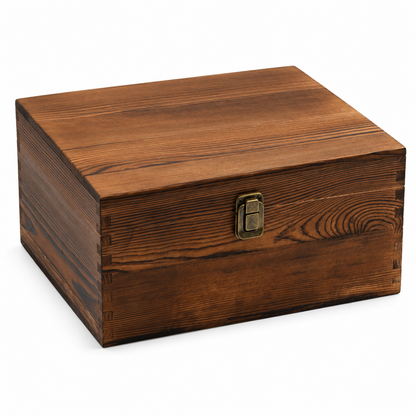 2 Glasses Square Whickey Decanter Set with Wooden Gift Box - Case of 6