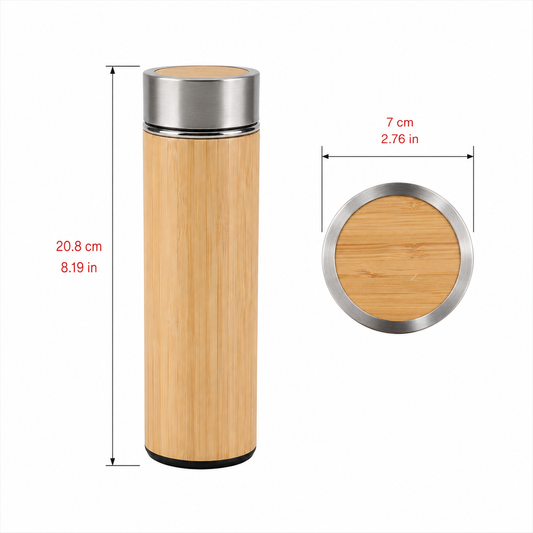 15 Oz Skinny Bamboo Tumbler - Case of 25