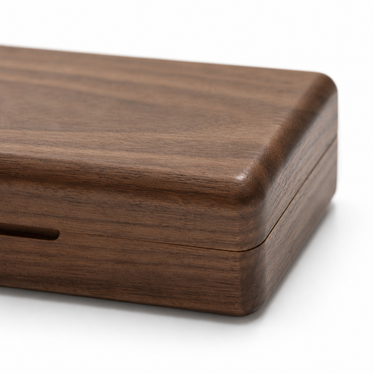 Black Walnut Wood Jewelry Storage Box - Case of 12