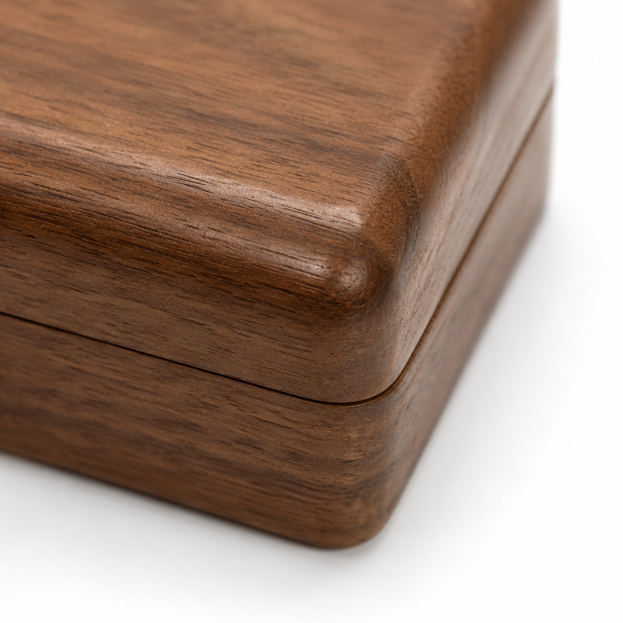 Black Walnut Wood Jewelry Storage Box - Case of 12