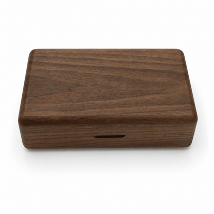 Black Walnut Wood Jewelry Storage Box - Case of 12