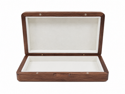 Black Walnut Wood Glasses Box