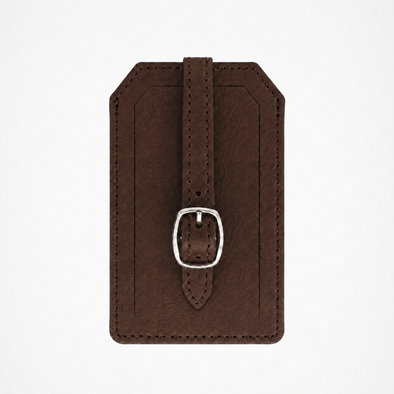 Vintage/Black Laserable Leather Luggage Tag - Case of 12