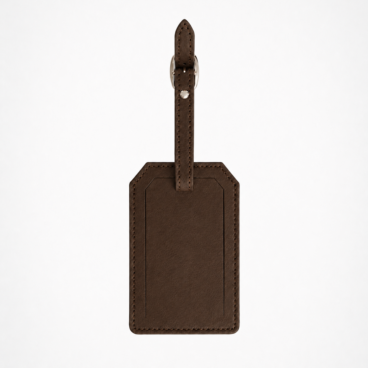 Vintage/Black Laserable Leather Luggage Tag - Case of 12