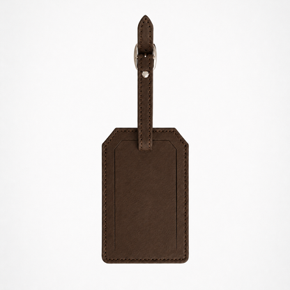 Vintage/Black Laserable Leather Luggage Tag - Case of 12