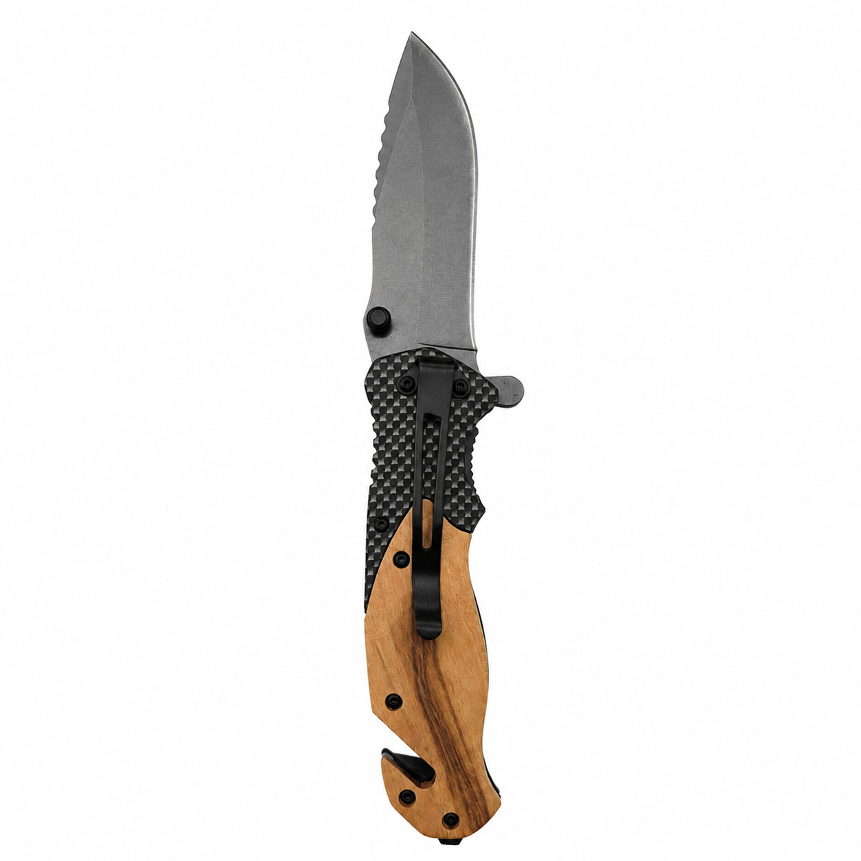 Wooden Handle Pocket Knife - Case of 12