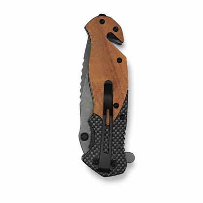 Wooden Handle Pocket Knife - Case of 12