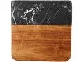 marble and wood coasters - pack of 20