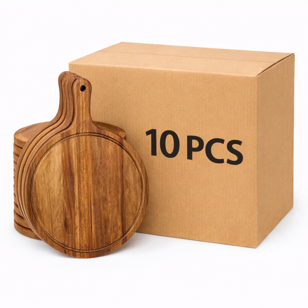 Acaia Cutting Board with Grooves-10 PCS