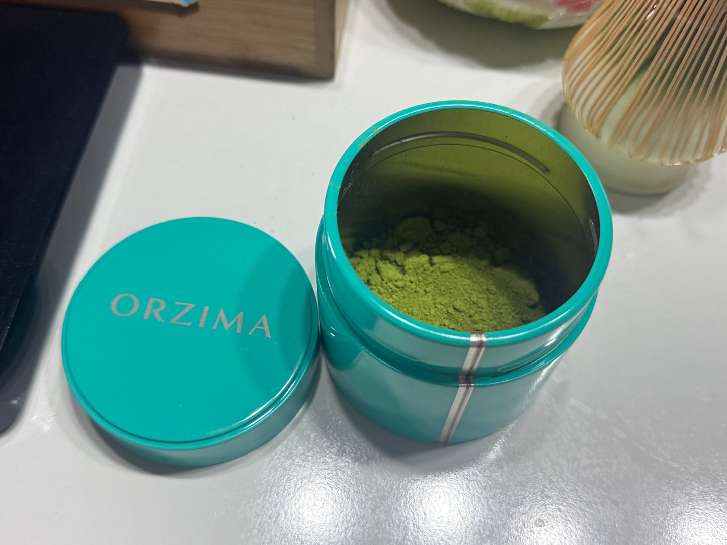ORZIMA Premium Matcha Green Tea Powder Culinary & Latte Grade Finely Ground Green Tea for Daily Drinking Baking Smoothies