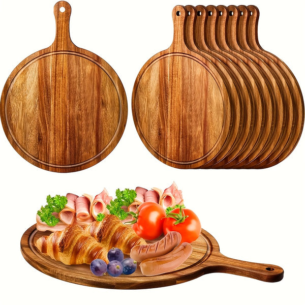 Acaia Cutting Board with Grooves-10 PCS