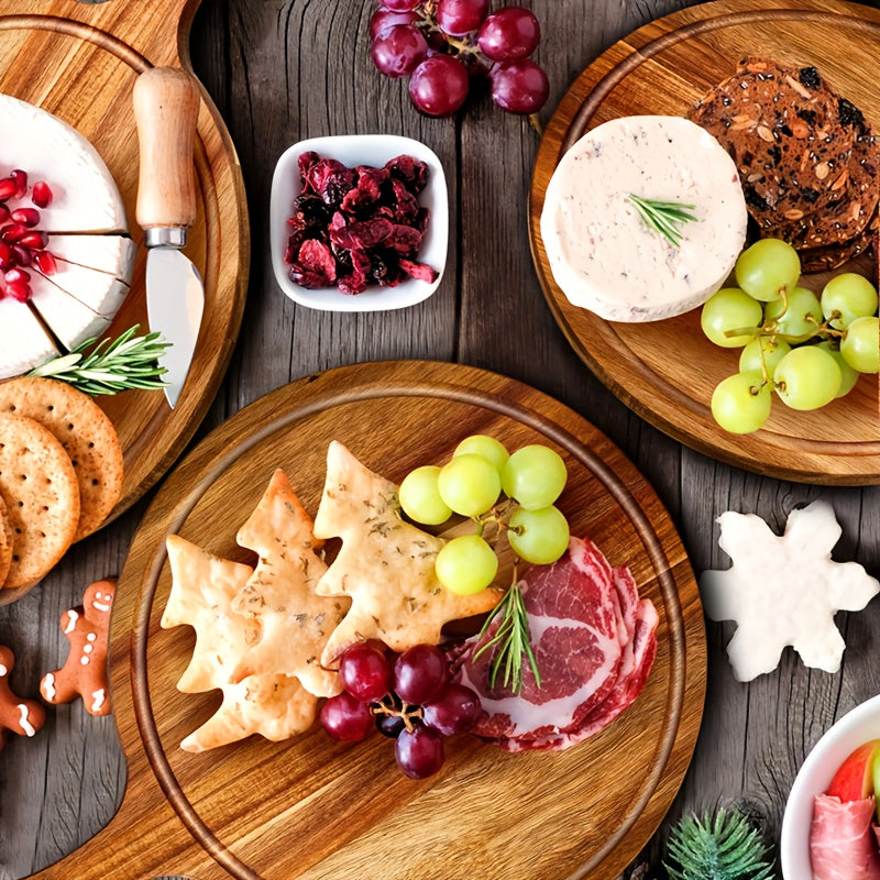 Acaia Cutting Board with Grooves-10 PCS