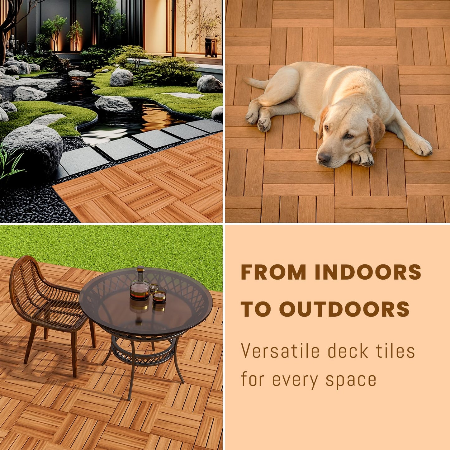 Deck Tiles- 4Slat