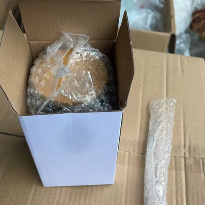 16oz Frosted Sublimation Cup with Bamboo Lid and Glass Straw - Pack of 50